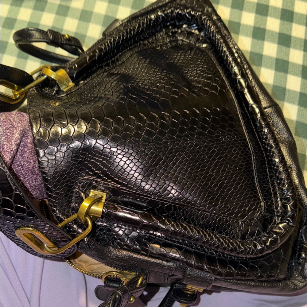 Chloé Paraty Python leather purse - Picture 9 of 11